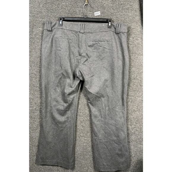 Studio by Torrid Dress Bootcut Pants Womens 24R Gray Ponte Trousers High Rise - Picture 2 of 7